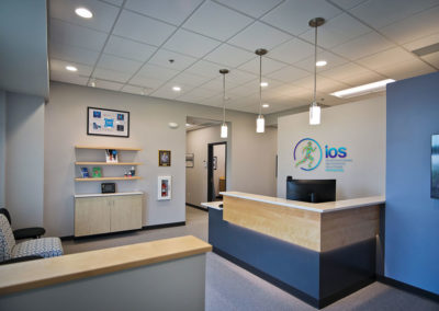 Front desk at Interventional Orthopedic Solutions Rochester