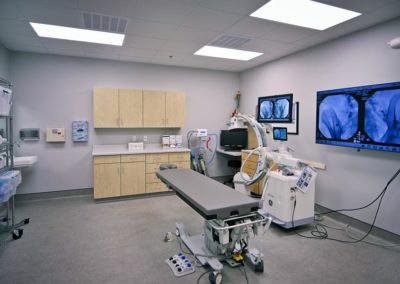 Procedure room at Interventional Orthopedic Solutions Rochester